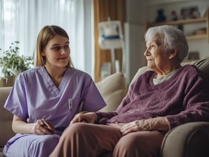 u6885682617_medium_shot_of_a_nurse_wearing_light_purple_scrub_a1b32022-1326-4e27-a866-68e8174e756a_0